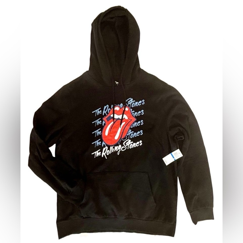 The Rolling Stones XL Unisex Soft Cotton Blend Graphic Hoodie '76 World Tour NWT